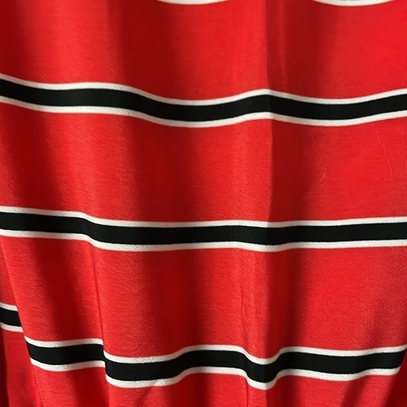 size small red stripe Express jumpersuit - Picture 2 of 6